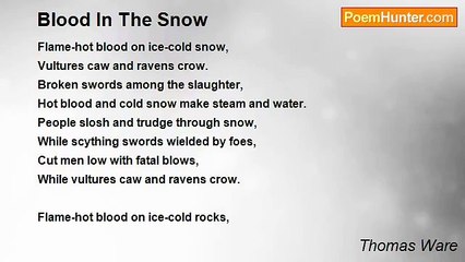 Thomas Ware - Blood In The Snow