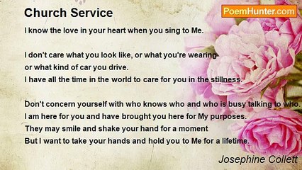 Josephine Collett - Church Service