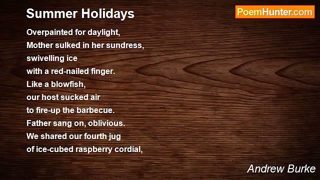 Andrew Burke - Summer Holidays