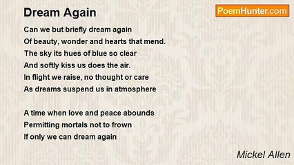 Mickel Allen - Dream Again