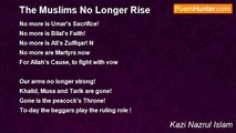 Kazi Nazrul Islam - The Muslims No Longer Rise