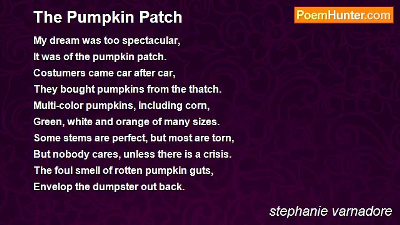 stephanie varnadore - The Pumpkin Patch