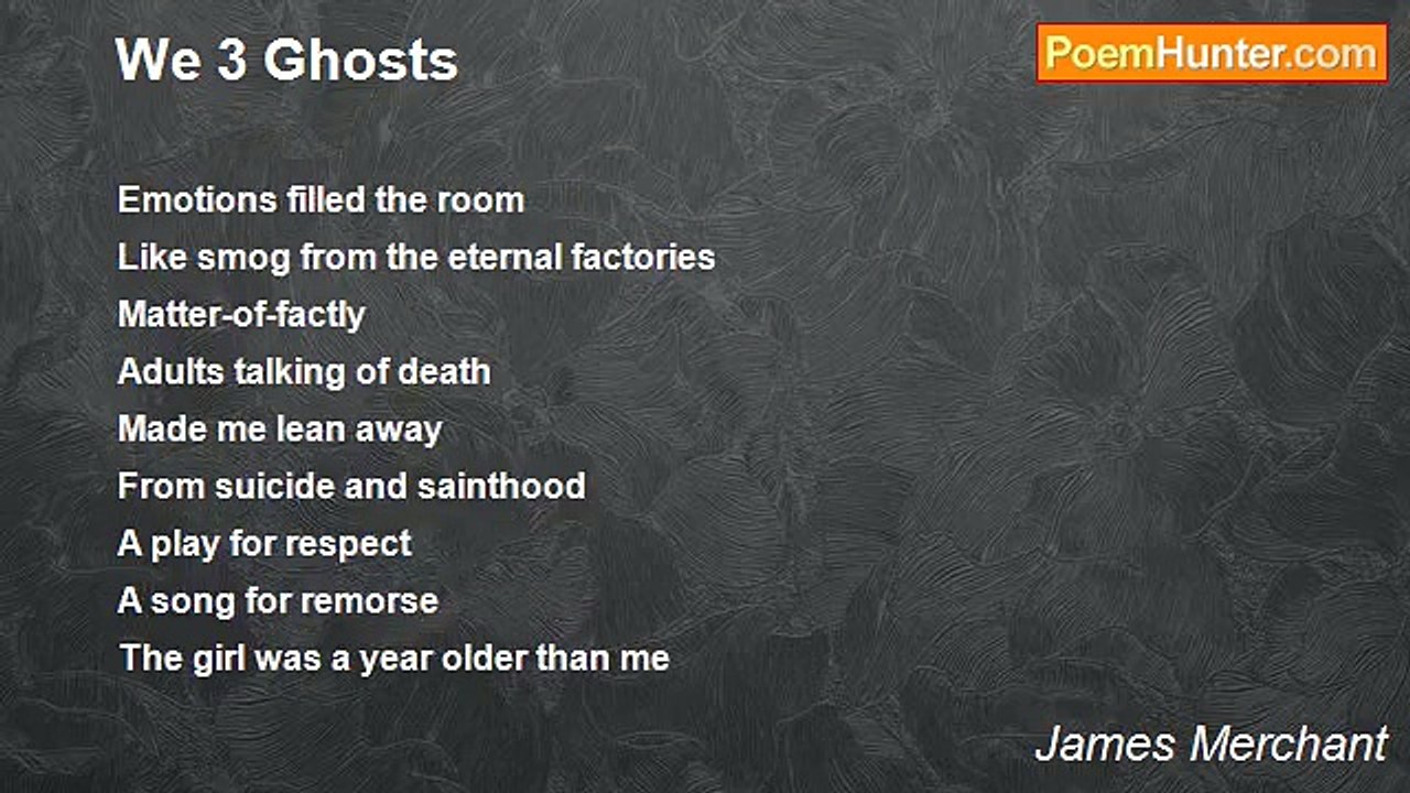 James Merchant - We 3 Ghosts