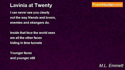 M.L. Emmett - Lavinia at Twenty