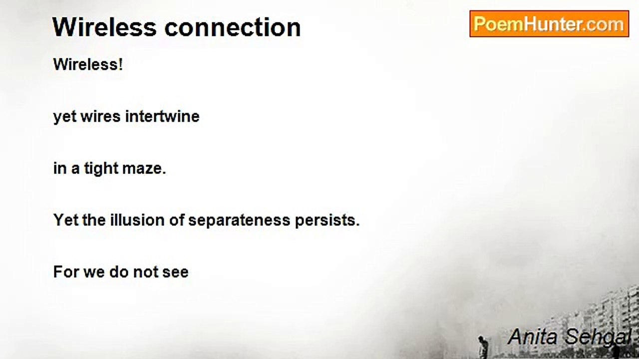 Anita Sehgal - Wireless connection