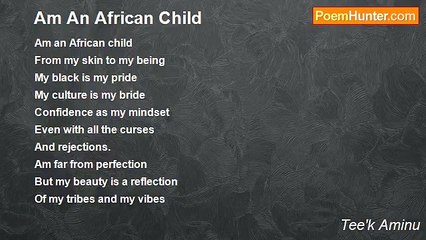 Tee'k Aminu - Am An African Child