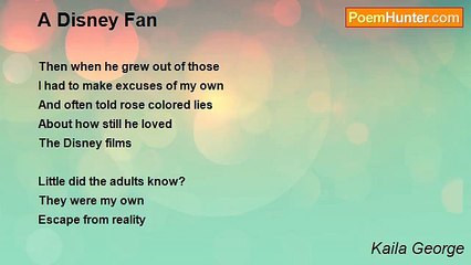 Kaila George - A Disney Fan