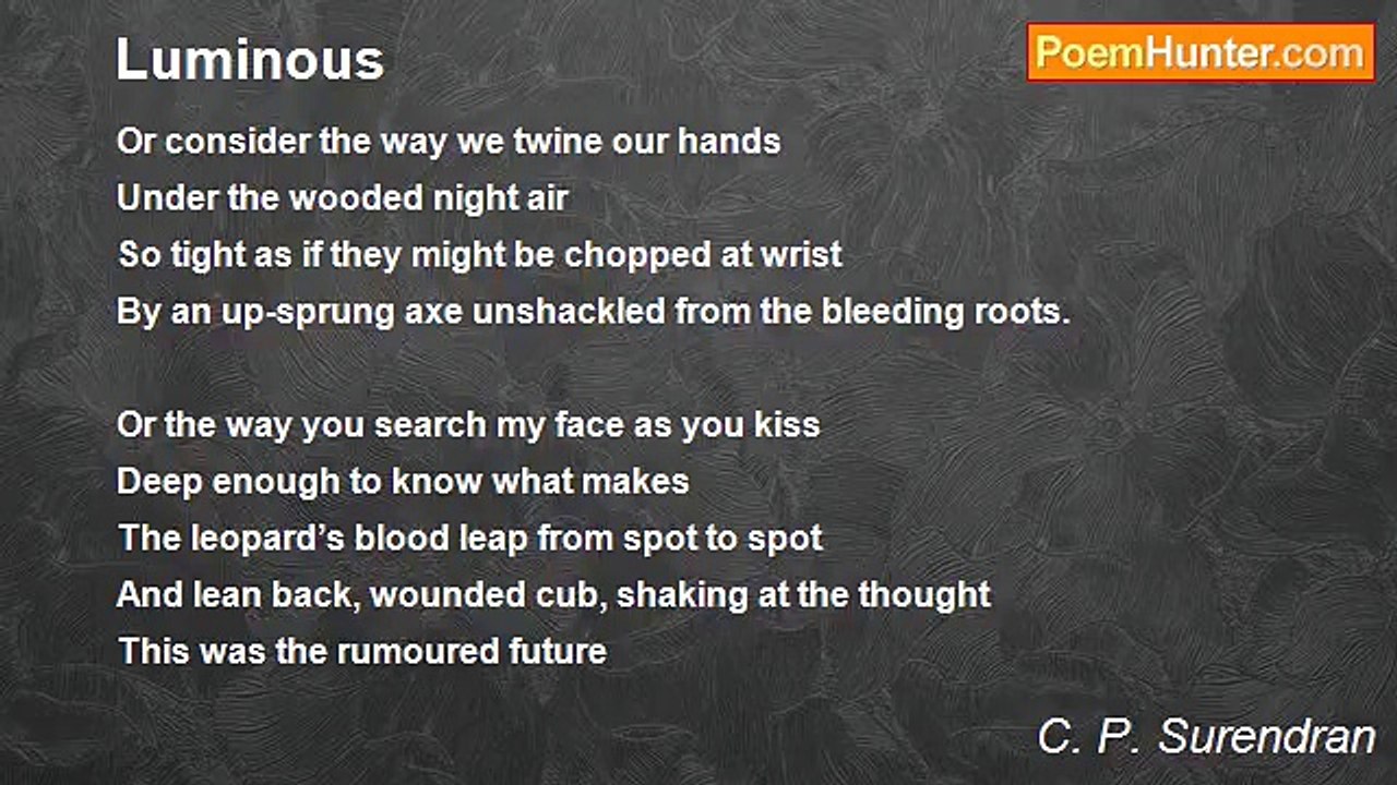 C. P. Surendran - Luminous