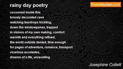 Josephine Collett - rainy day poetry