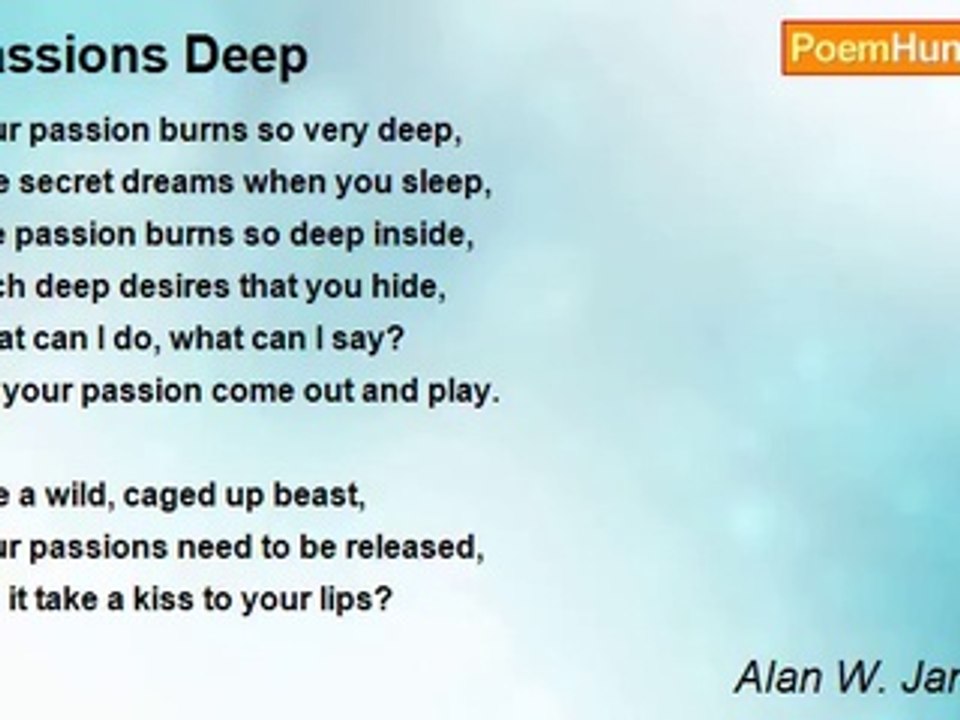 Alan W. Jankowski - Passions Deep