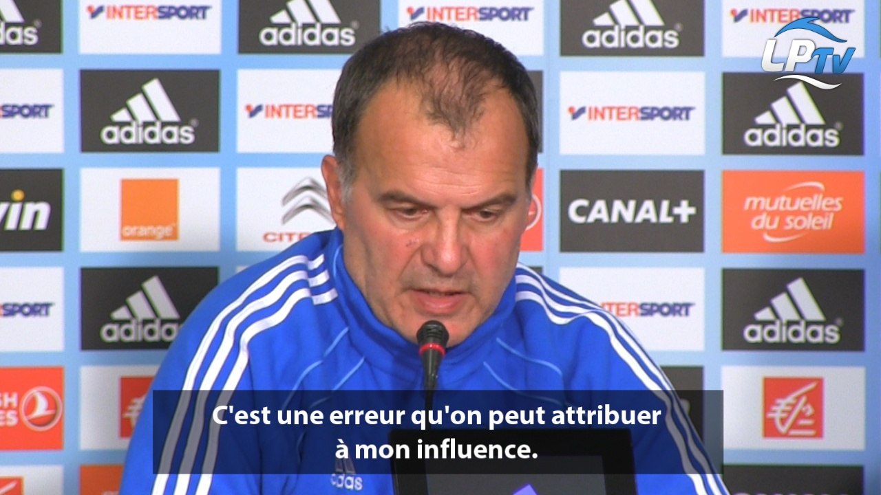 Bielsa reconnait ses erreurs