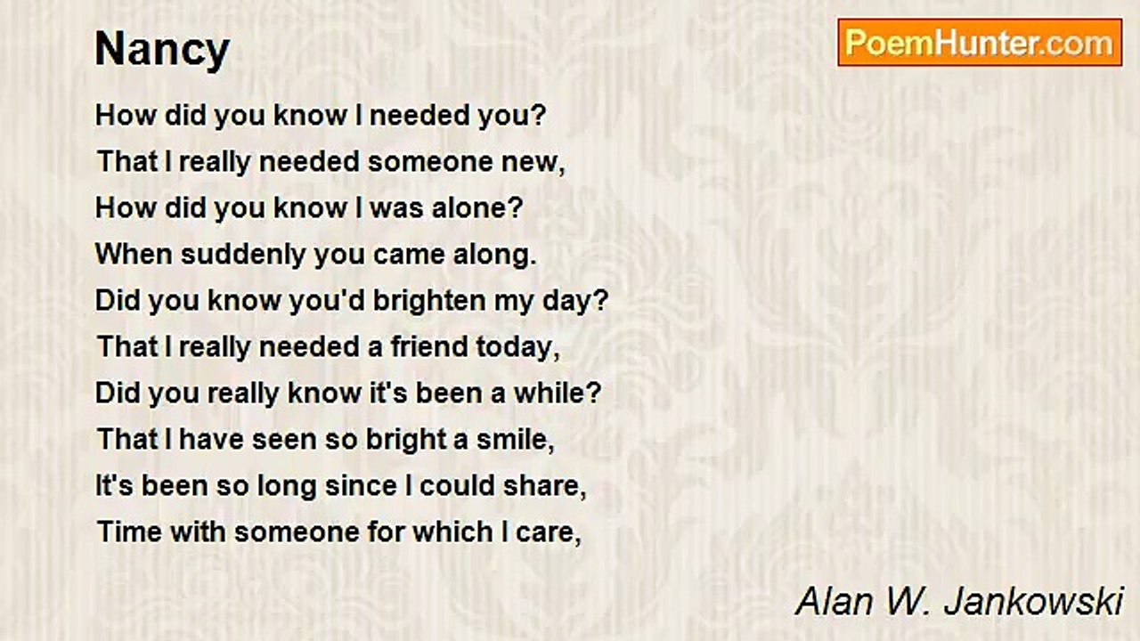 Alan W. Jankowski - Nancy