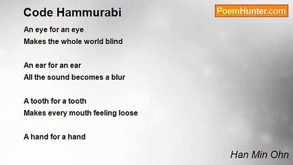 Han Min Ohn - Code Hammurabi