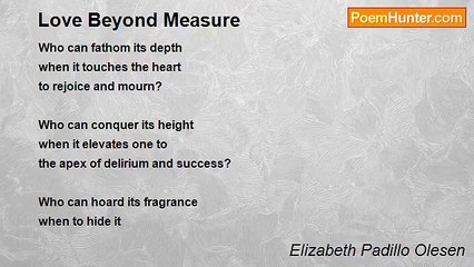 Elizabeth Padillo Olesen - Love Beyond Measure