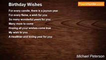 Michael Peterson - Birthday Wishes