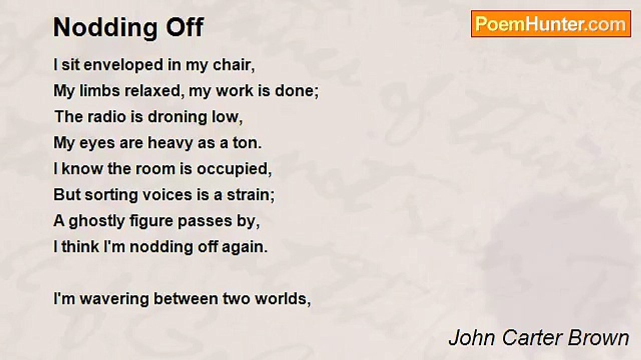 John Carter Brown - Nodding Off