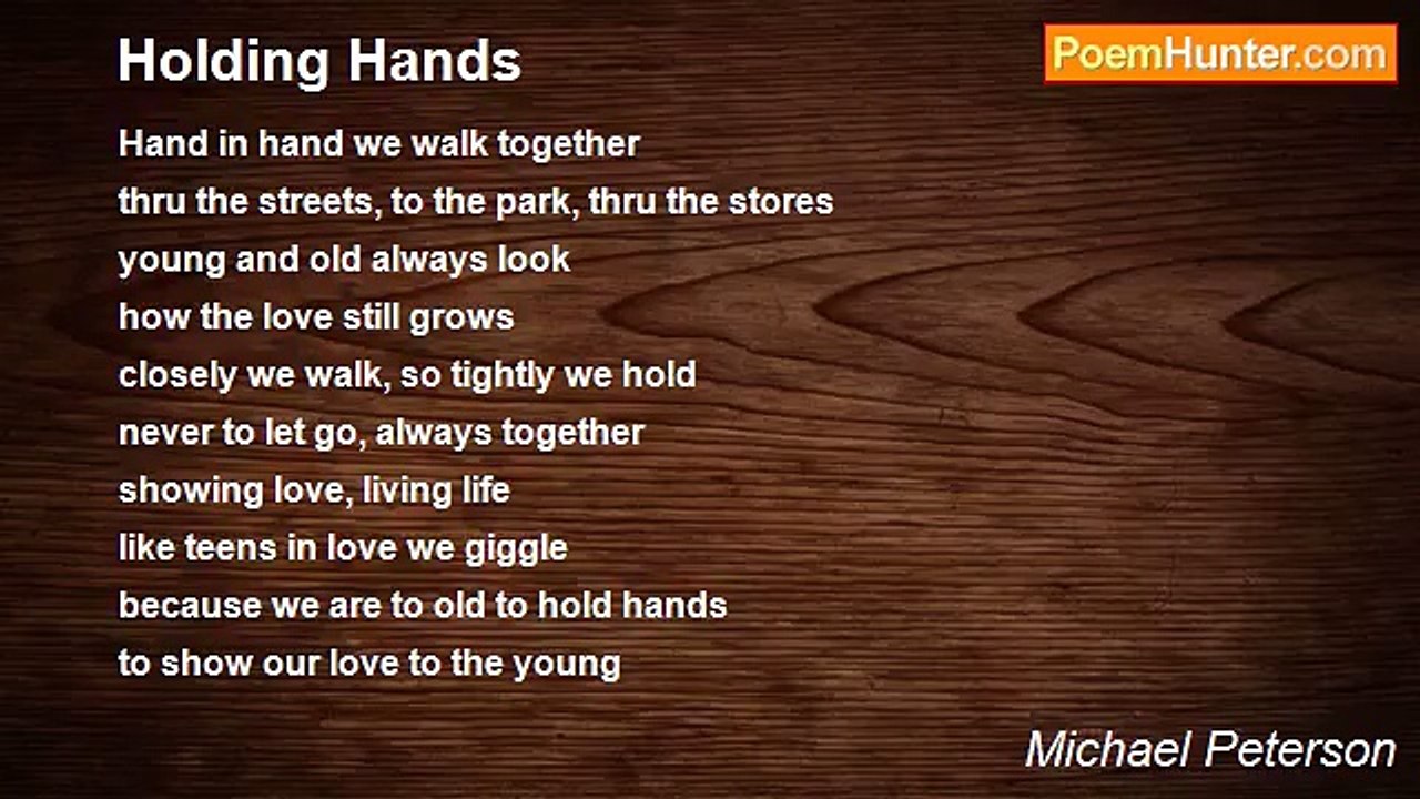 Michael Peterson - Holding Hands