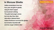 Wayne Falconer - In Warsaw Ghetto