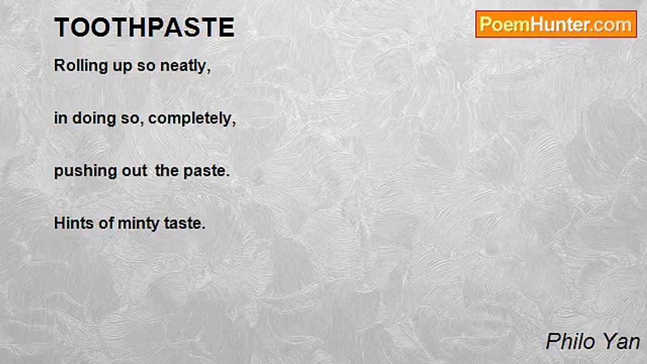 Philo Yan - TOOTHPASTE