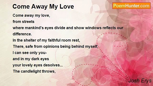 Josh Erys - Come Away My Love