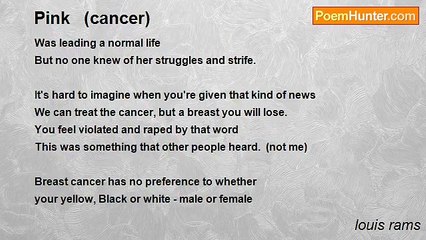 louis rams - Pink   (cancer)