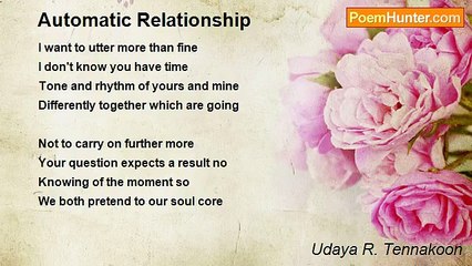 Udaya R. Tennakoon - Automatic Relationship