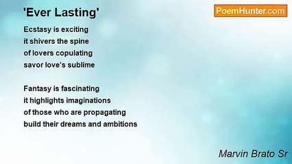 Marvin Brato Sr - 'Ever Lasting'