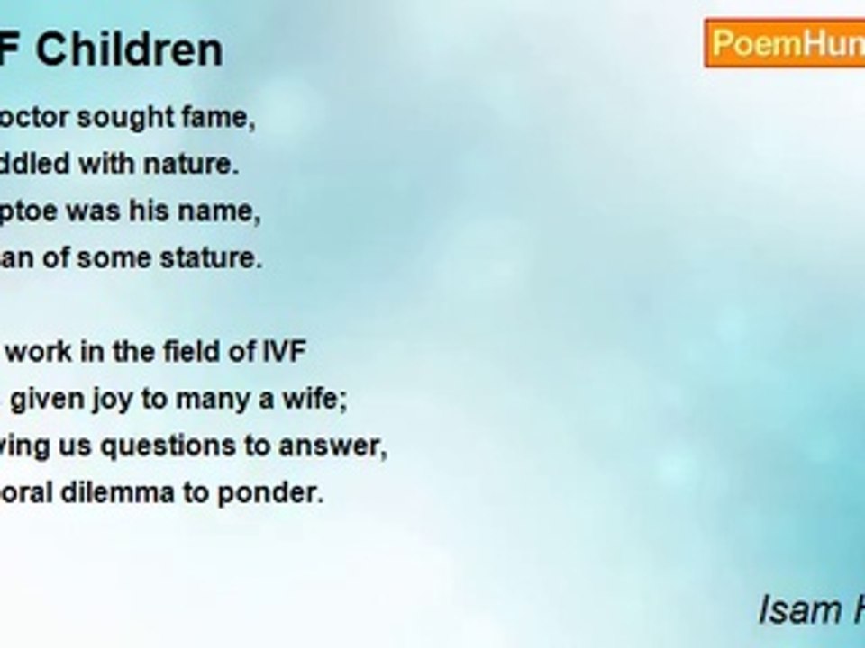 Isam Hussain - IVF Children