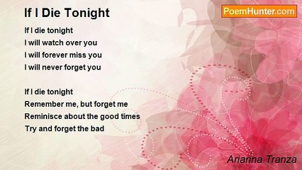 Arianna Tranza - If I Die Tonight