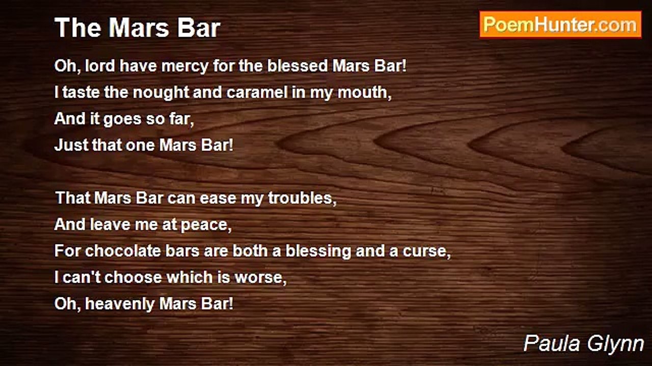 Paula Glynn - The Mars Bar