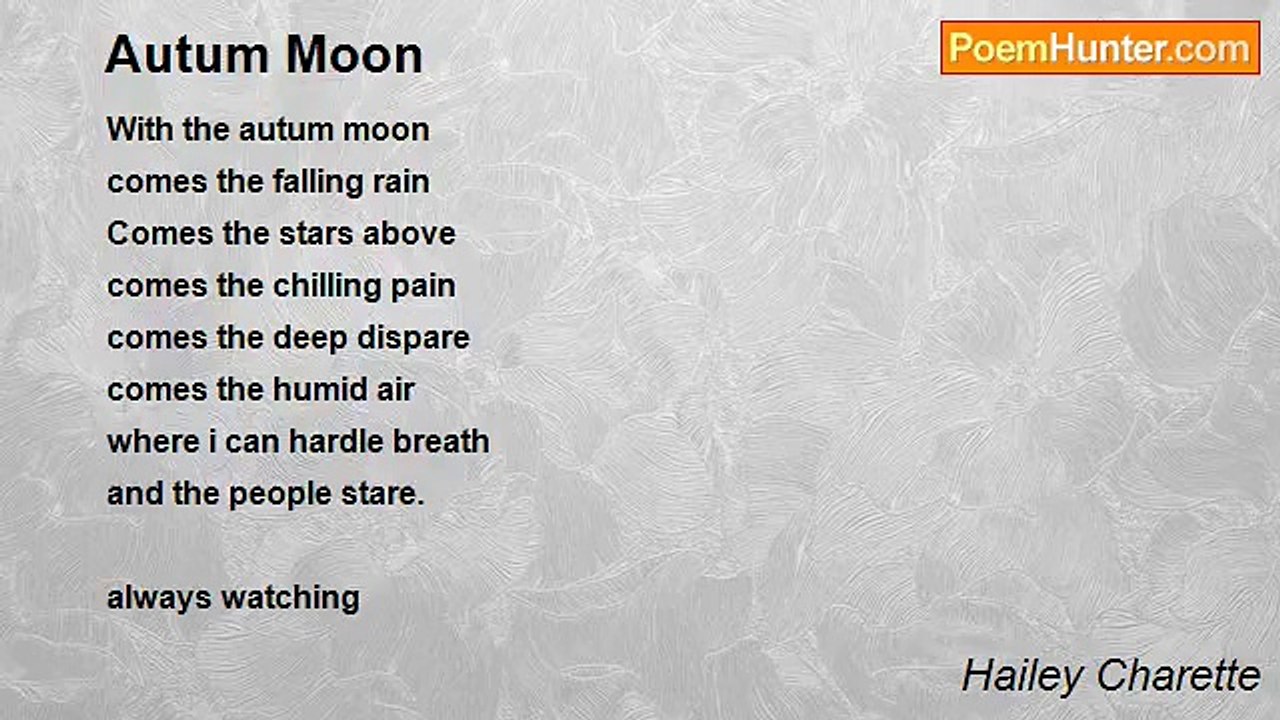 Hailey Charette - Autum Moon