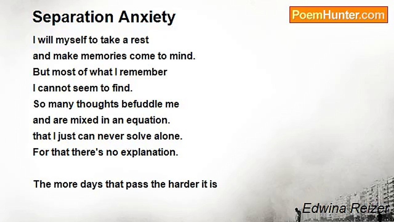 Edwina Reizer - Separation Anxiety