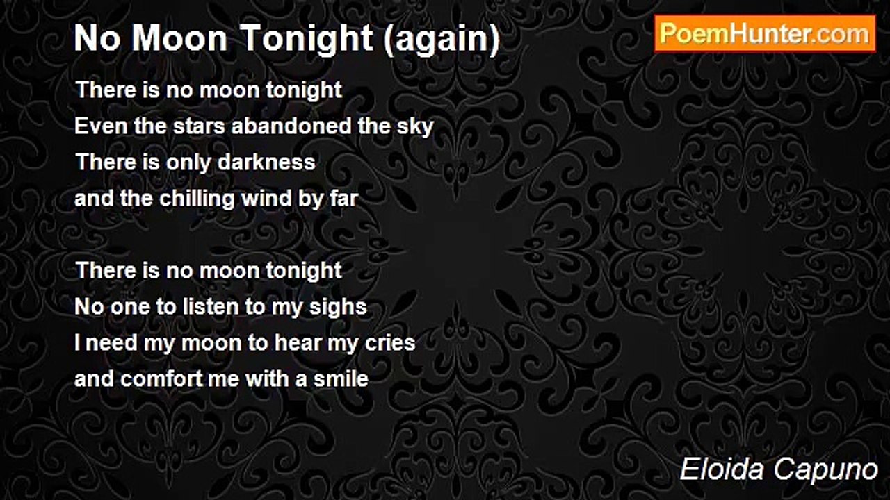 Eloida Capuno - No Moon Tonight (again)