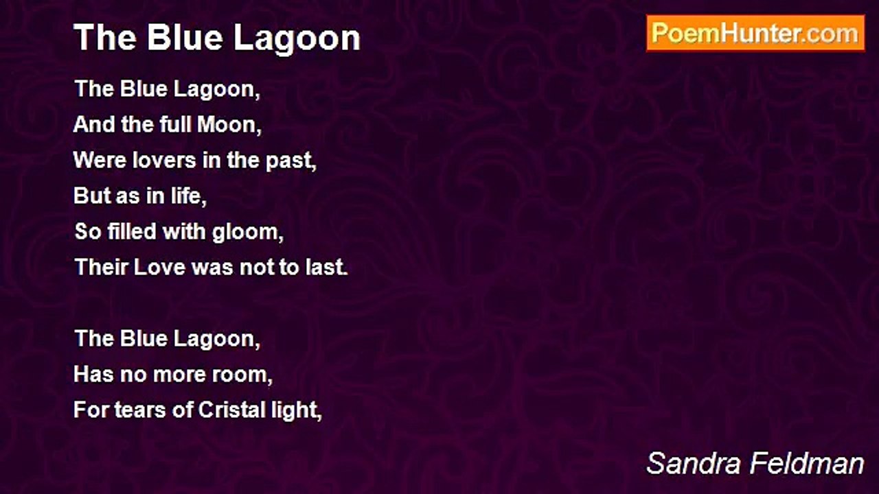 Sandra Feldman - The Blue Lagoon