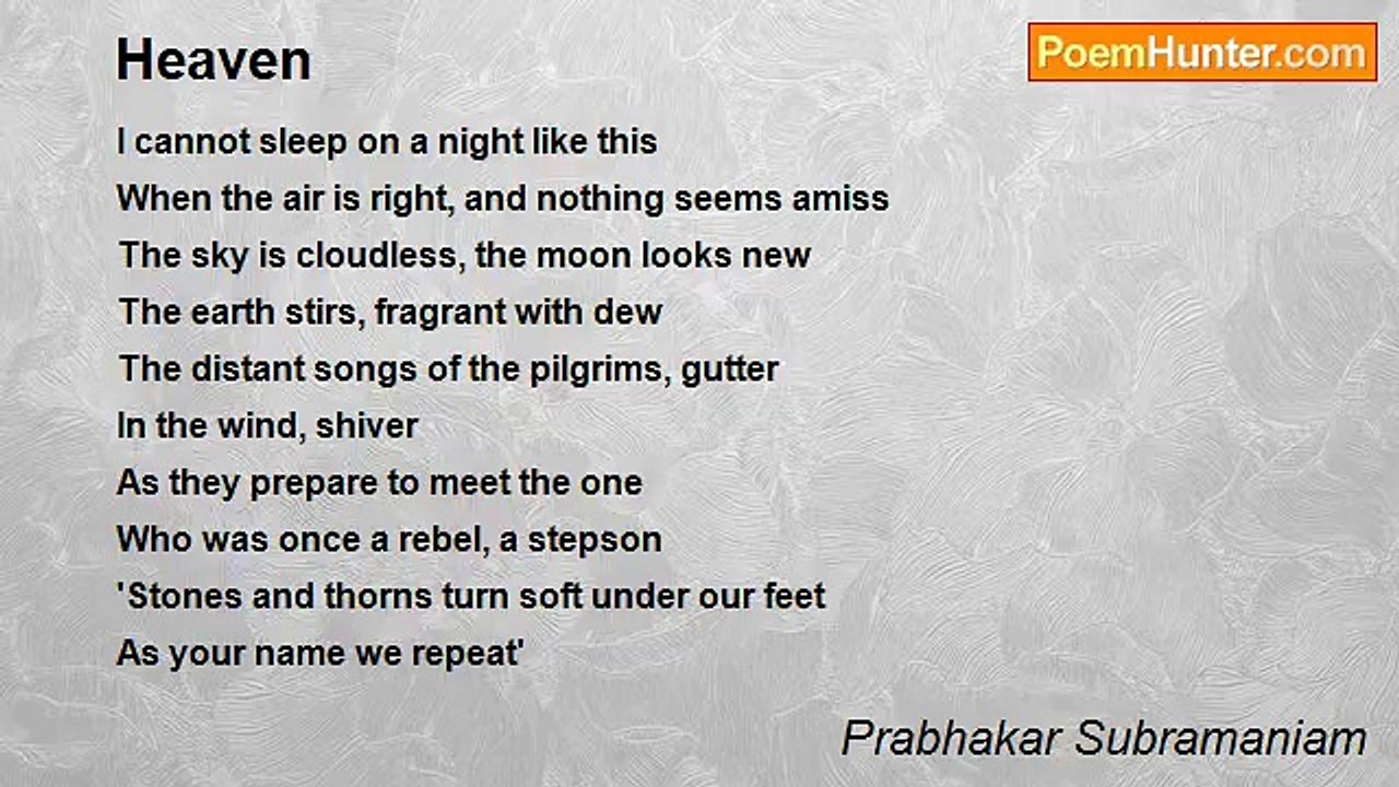Prabhakar Subramaniam - Heaven