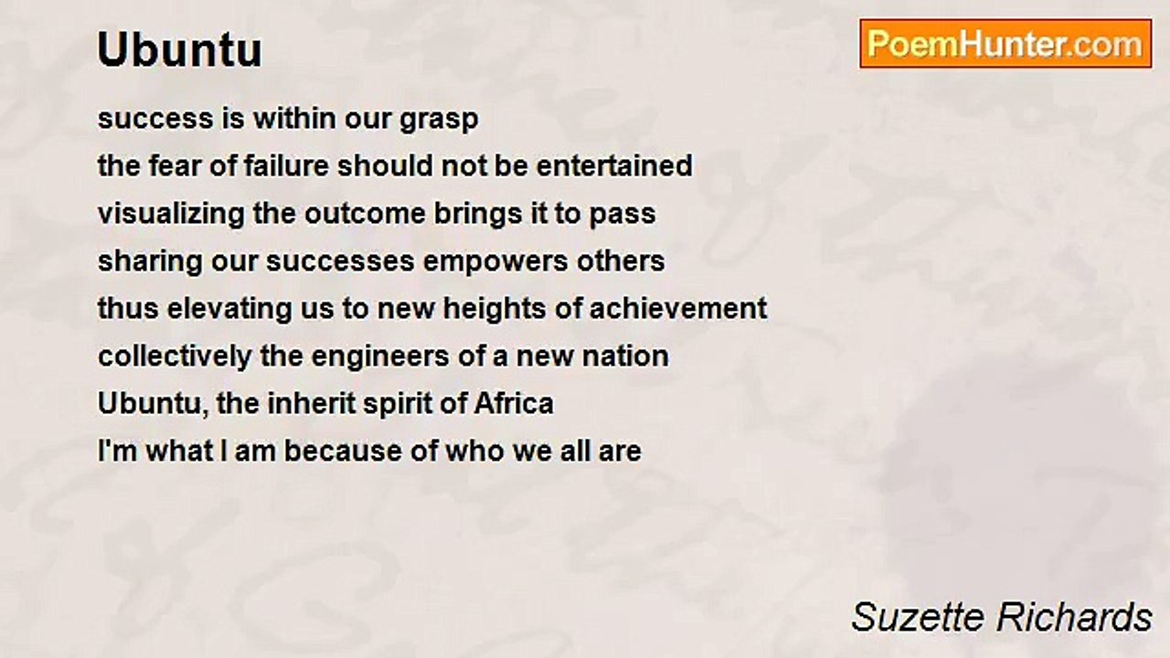 Suzette Richards - Ubuntu