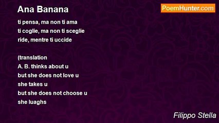 Filippo Stella - Ana Banana