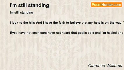 Clarence Williams - I'm still standing