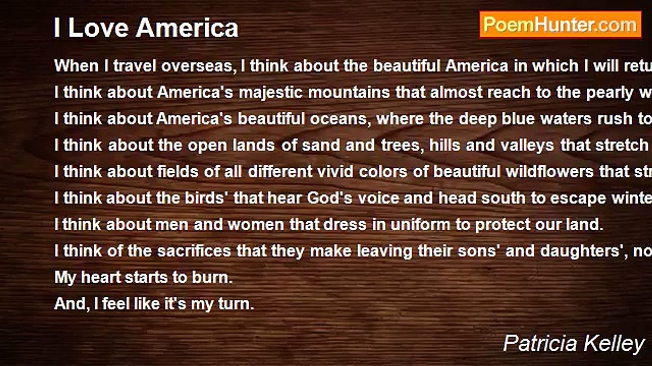 Patricia Kelley - I Love America