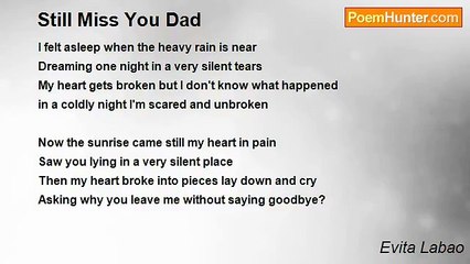 Evita Labao - Still Miss You Dad