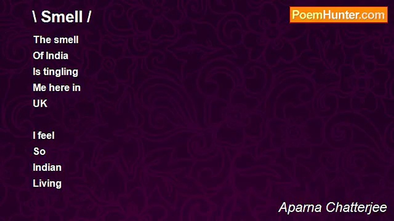Aparna Chatterjee - \ Smell /