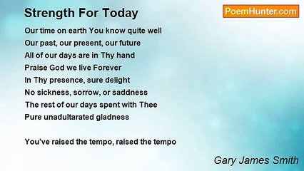 Gary James Smith - Strength For Today
