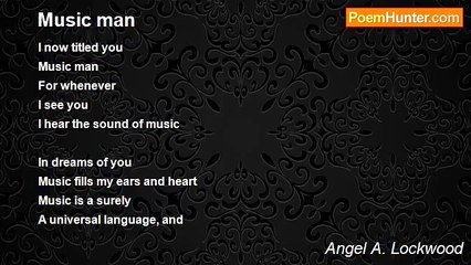 Angel A. Lockwood - Music man