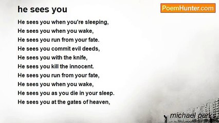 michael parks - he sees you