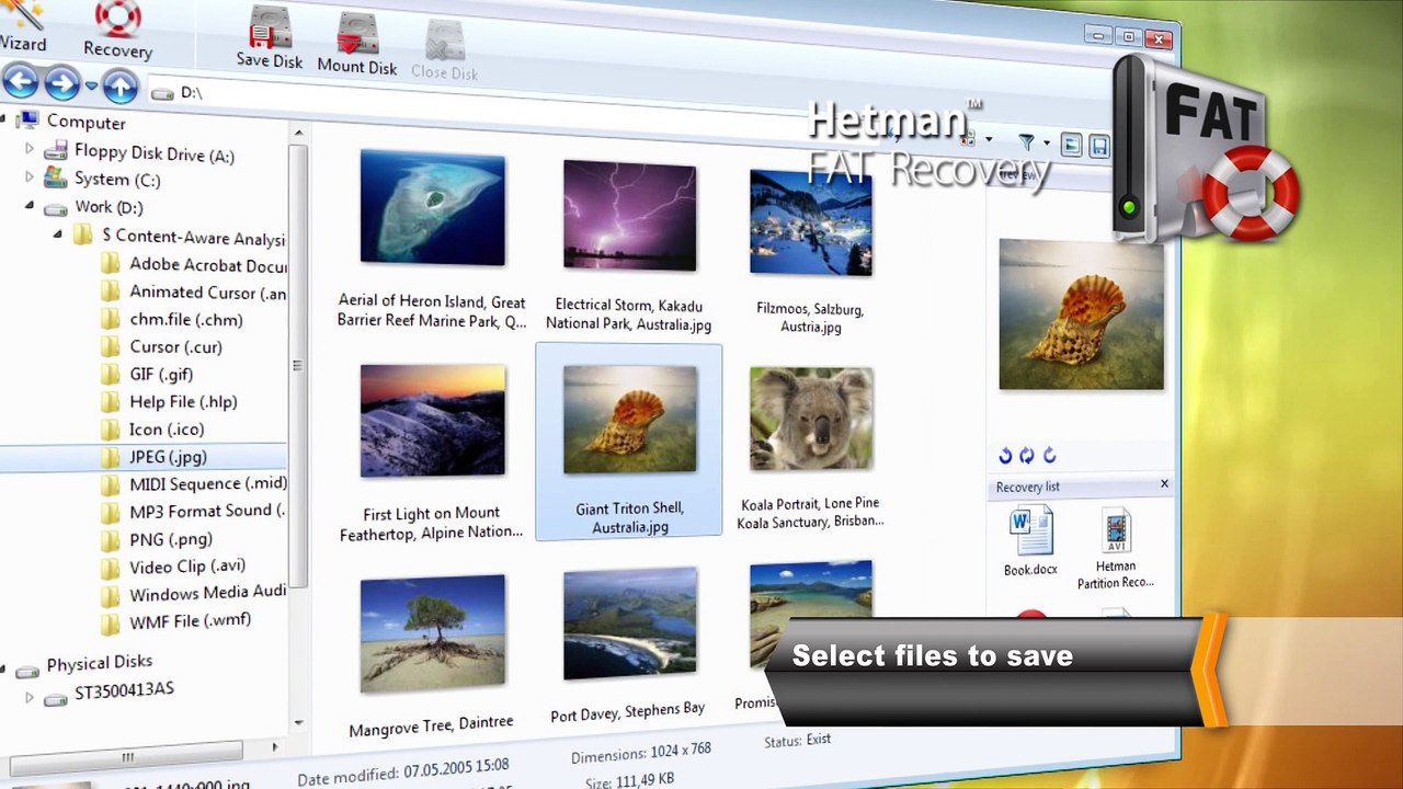 Recovering Data from SD, MicroSD, MiniSD Memory Cards with Hetman FAT Recovery