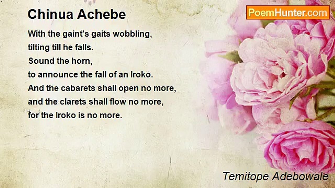 Temitope Adebowale - Chinua Achebe