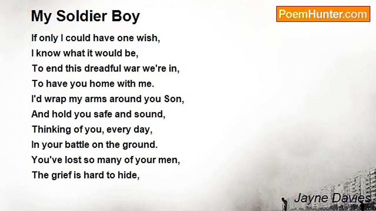 Jayne Davies - My Soldier Boy