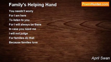 April Swan - Family's Helping Hand