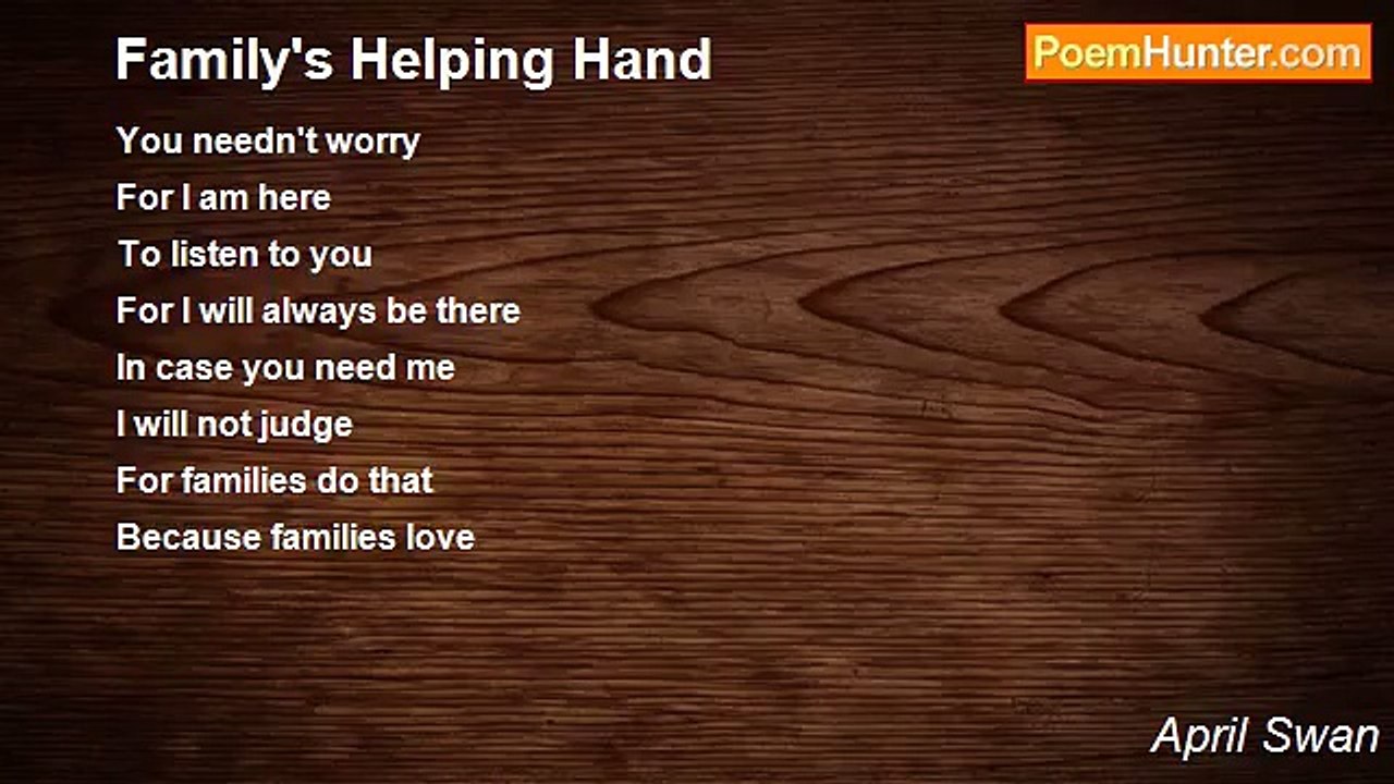 April Swan - Family's Helping Hand