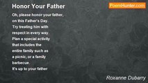 Roxanne Dubarry - Honor Your Father
